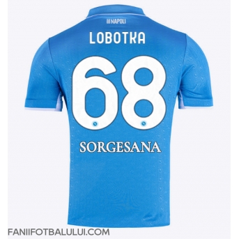 SSC Napoli Stanislav Lobotka #68 Tricou Fotbal Replică 2024-25 Barbati Acasa